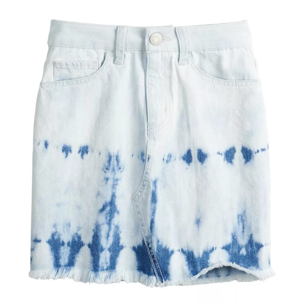 New in Plastic! 5 Pocket Tie Dye Denim Skirt NWT